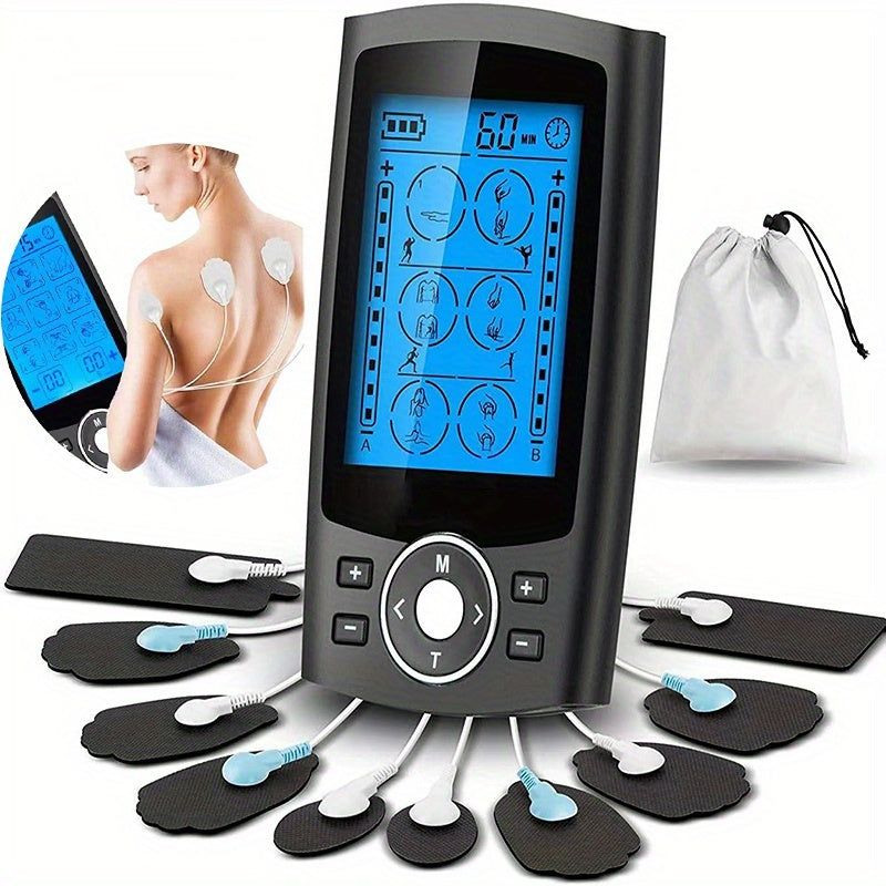 Digital TENS Muscle Stimulator – 36 Modes EMS Acupuncture(Black)