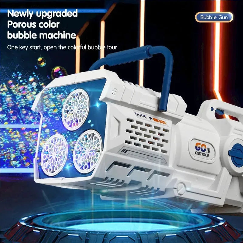 LED Bubble Rocket Gun