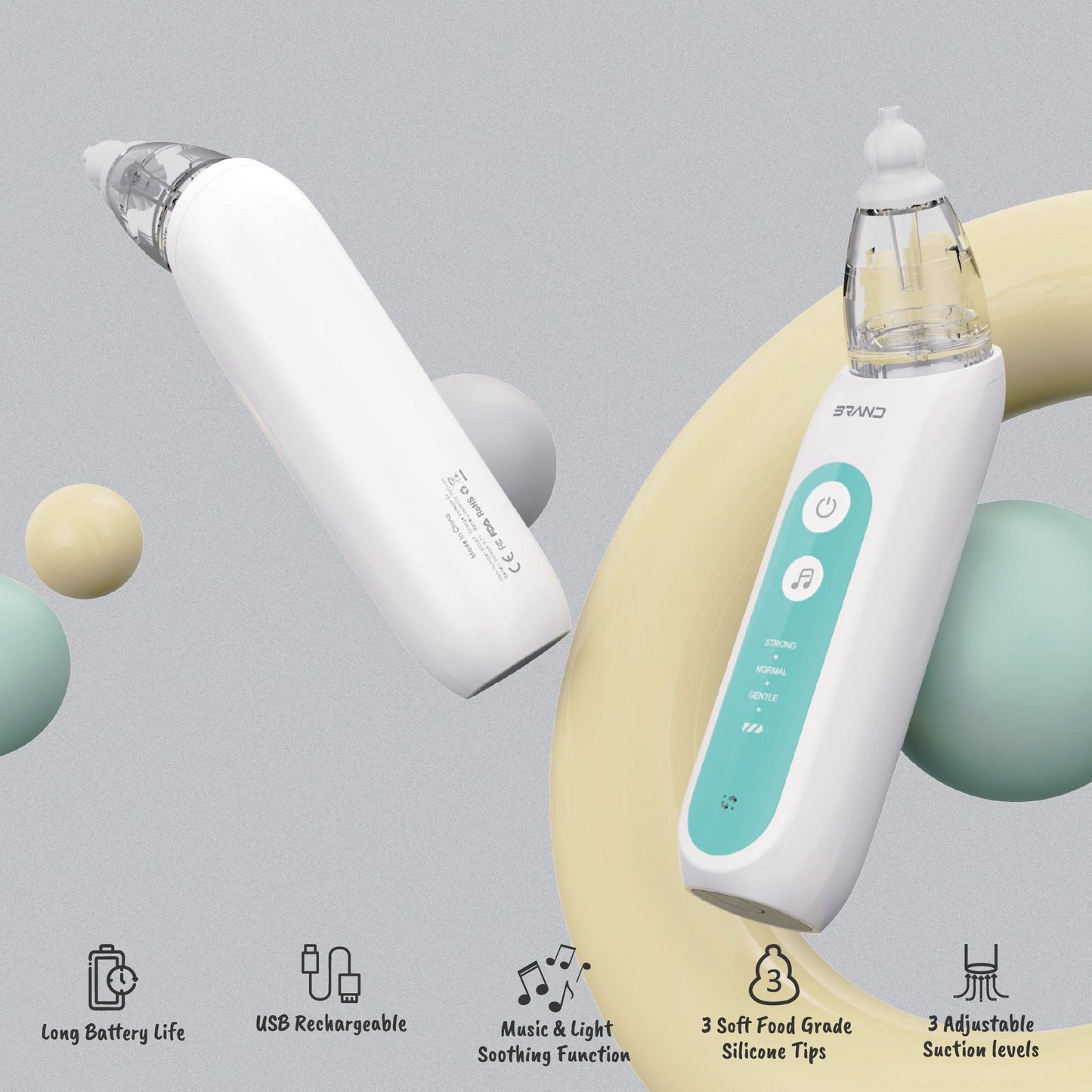 Baby Electric Nasal Aspirator – Gentle Care for Clearer Breathing