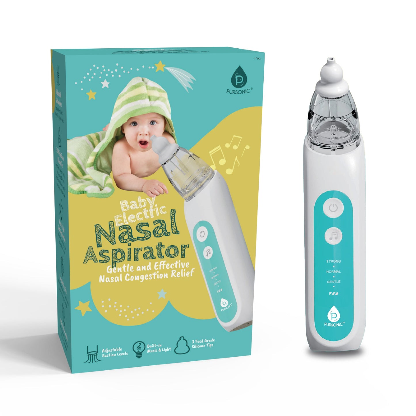 Baby Electric Nasal Aspirator – Gentle Care for Clearer Breathing
