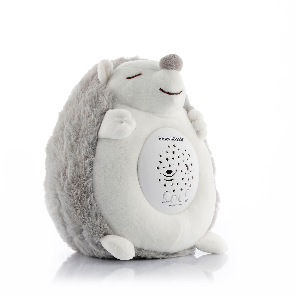 Hedgehog Soft Toy with White Noise and Nightlight Projector Spikey InnovaGoods-3